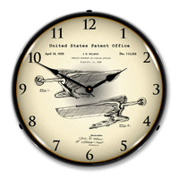 1939 Packard Radiator Cap - Hood Ornament Patent 14" LED Wall Clock