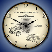 1971 George Barris Sport Buggy Patent 14" LED Wall Clock