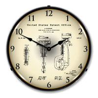 1925 Evinrude Outboard Motor Patent 14" LED Wall Clock