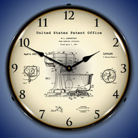 1934 Kitchen Mixer Patent 14" LED Wall Clock