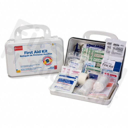First Aid Only 10-Person 63-Piece Bulk Kit | OSHA Compliant Weatherproof Plastic Case