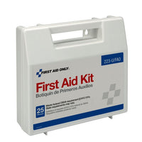 First Aid Only 25 Person First Aid Kit, Plastic Case with Dividers(Pack of 12)