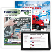 JJ Keller Transportation Regulatory Alert Newsletter - Print and Online Edition with 1 Poster per Month, 1-Yr. Subscription