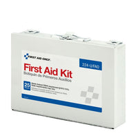 First Aid Only 25 Person First Aid Kit, Metal Case(Pack of 12)