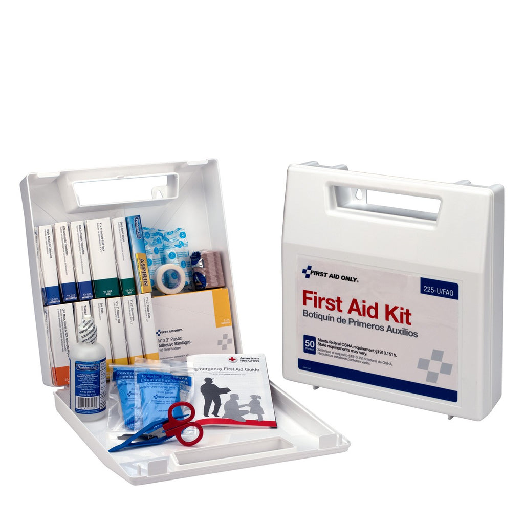 First Aid Only 50 Person Bulk First Aid Kit, 197 Pieces