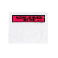 JJ Keller Packing List/Invoice Enclosed Envelope Labels - Horizontal Bar (Pack of 100)