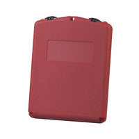 Justrite Document Storage Box for SDS, Medium-Sized, Lockable Flip-Top, Single Pack, Plastic