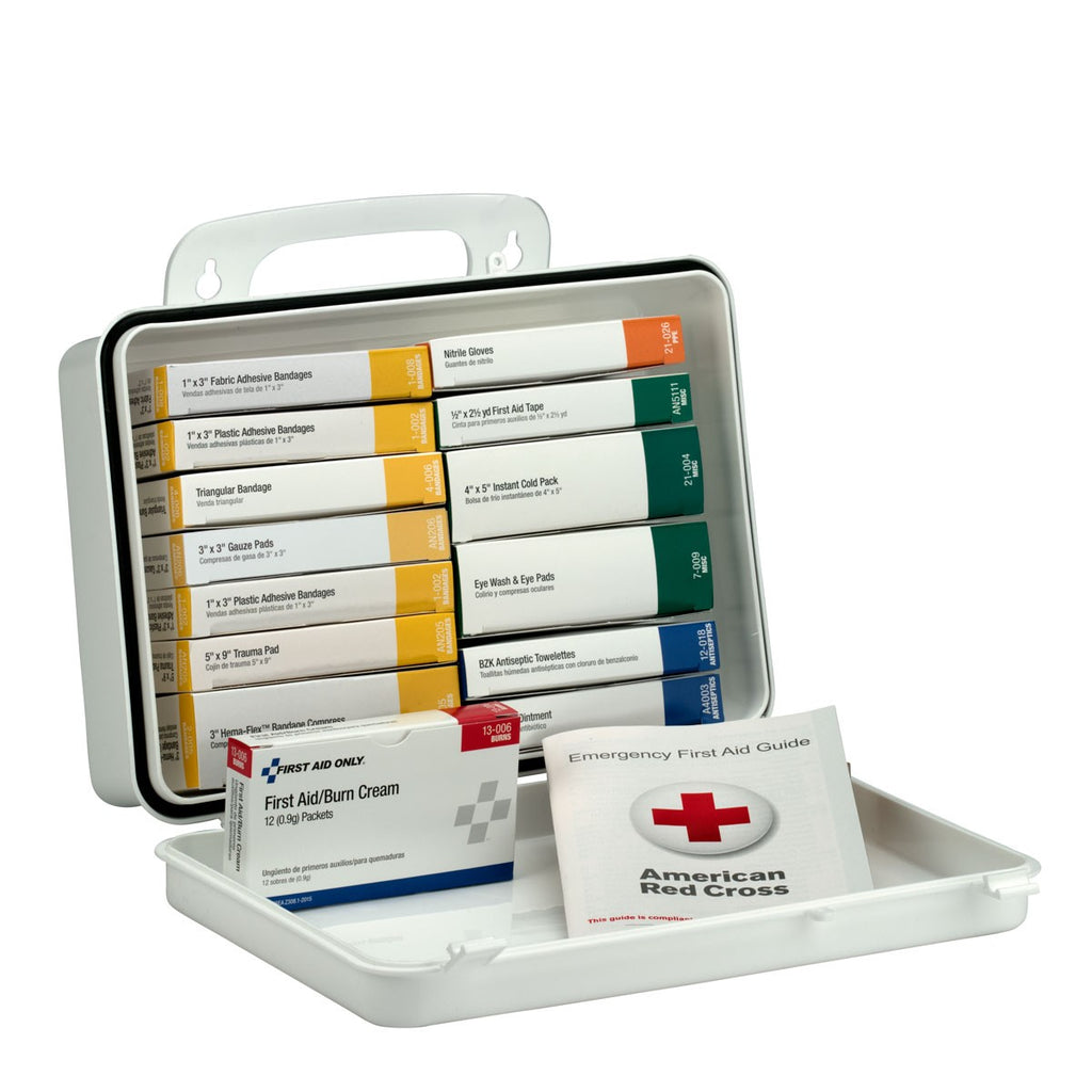 First Aid Only 16 Unit First Aid Kit with Weatherproof Plastic Case
