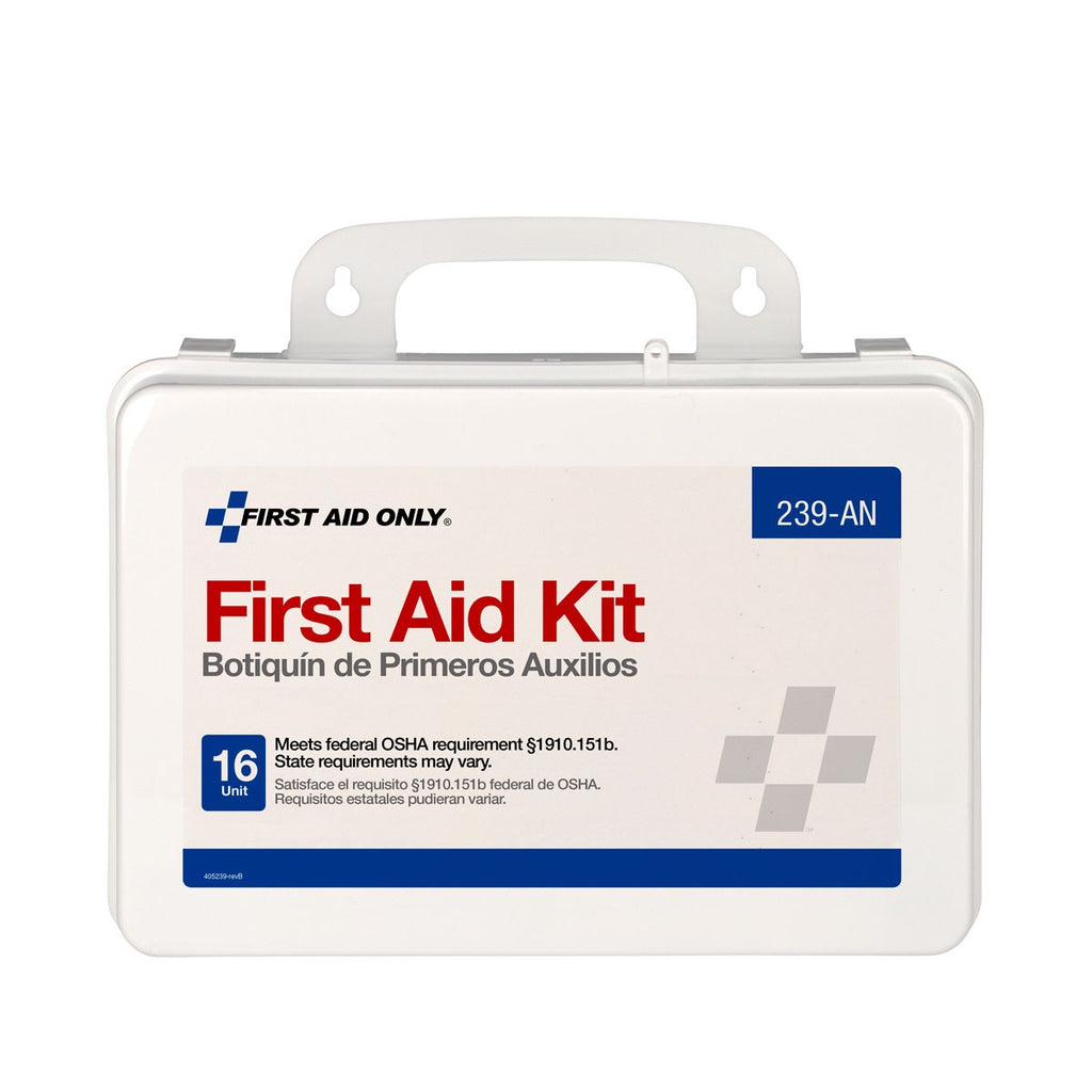 First Aid Only 16 Unit First Aid Kit with Weatherproof Plastic Case