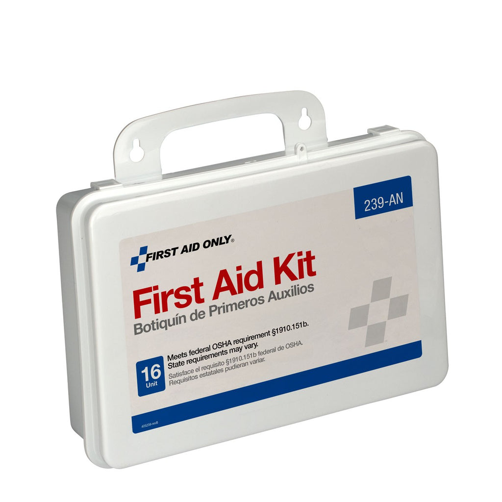 First Aid Only 16 Unit First Aid Kit with Weatherproof Plastic Case
