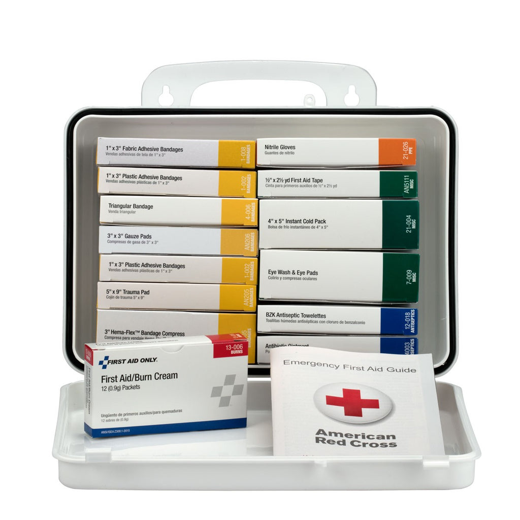 First Aid Only 16 Unit First Aid Kit with Weatherproof Plastic Case