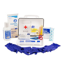 First Aid Only 16 oz. Eye Wash Station, Single Screw Cap Bottle, with 25 Person First Aid Kit (Pack of 6)