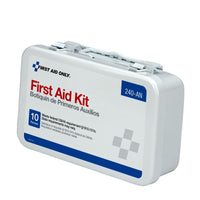 First Aid Only 10 Unit First Aid Kit, Metal Case(Pack of 12)