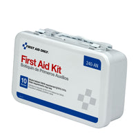 First Aid Only 10 Unit First Aid Kit, Metal Case