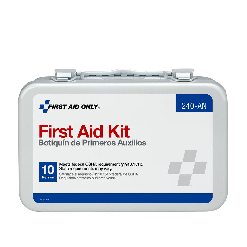 First Aid Only SmartCompliance Food Service First Aid Cabinet with Medications - Plastic, ANSI A+