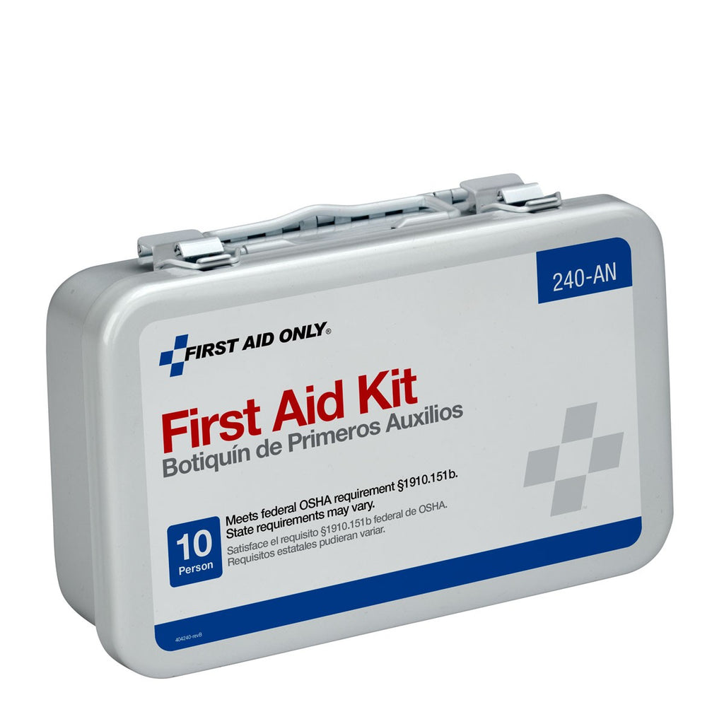 First Aid Only SmartCompliance Food Service First Aid Cabinet with Medications - Plastic, ANSI A+