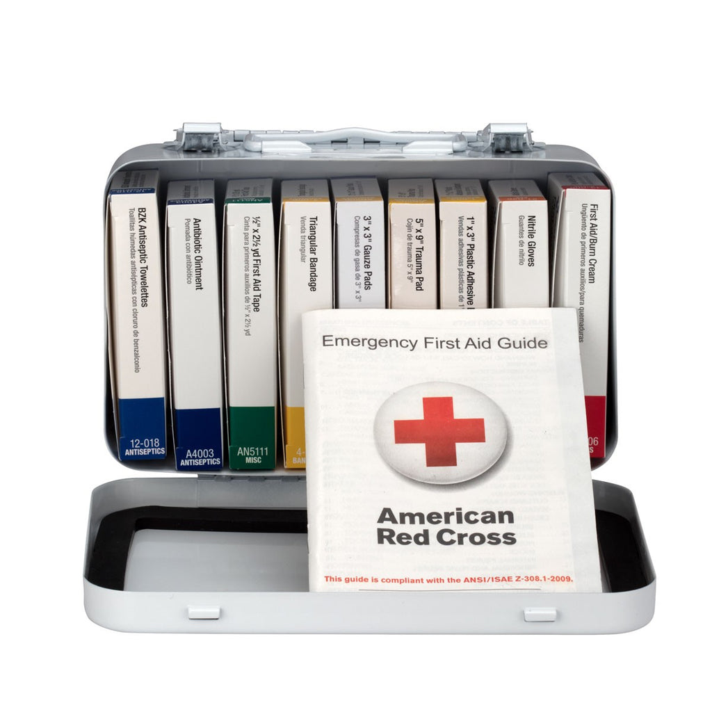 First Aid Only SmartCompliance Food Service First Aid Cabinet with Medications - Plastic, ANSI A+