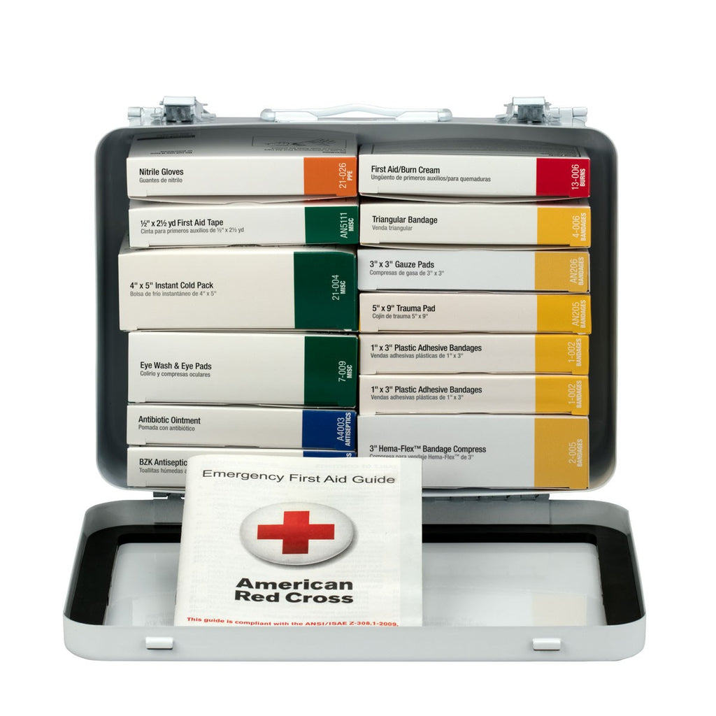 First Aid Only 25 Person 16 Unit First Aid Kit, Metal Case