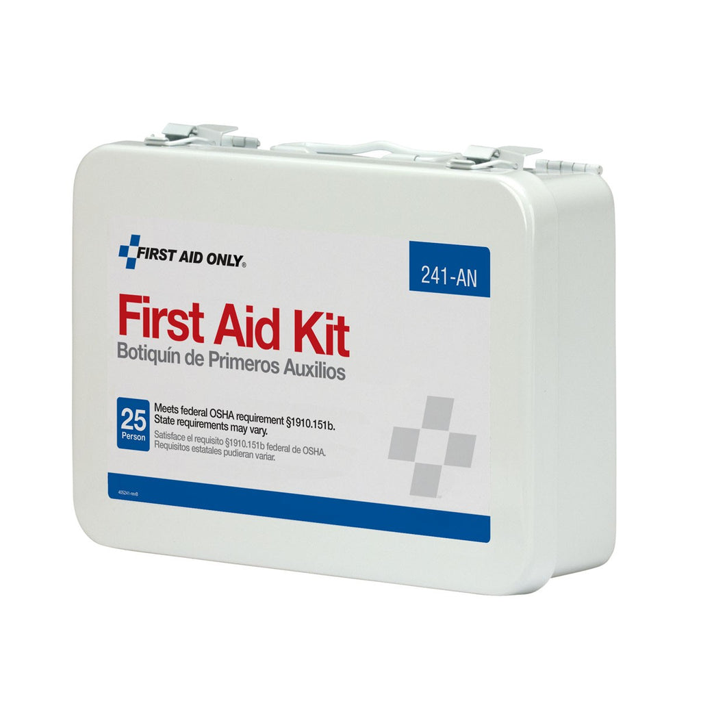 First Aid Only 25 Person 16 Unit First Aid Kit, Metal Case