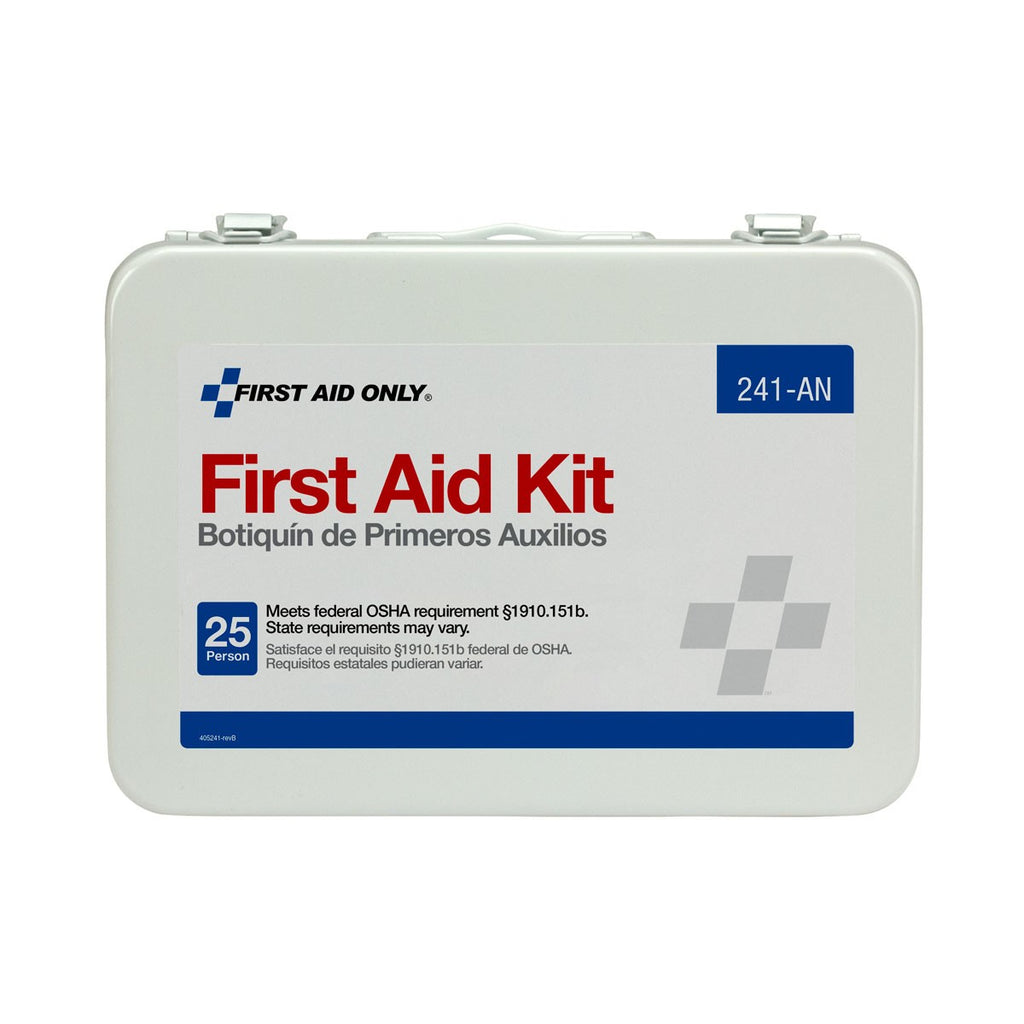 First Aid Only 25 Person 16 Unit First Aid Kit, Metal Case