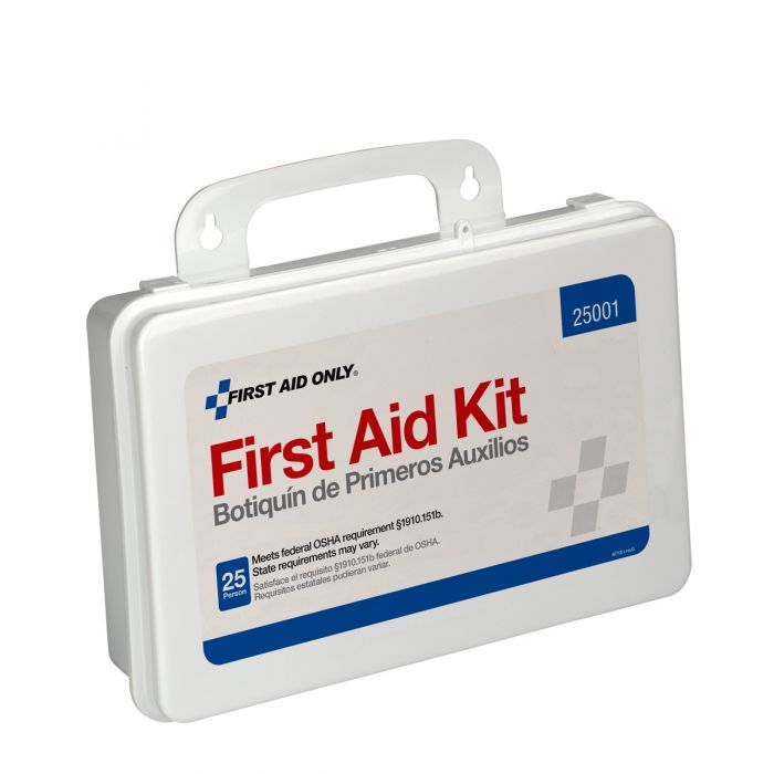 First Aid Only 25-Person Plastic First Aid Kit | 113 Pieces
