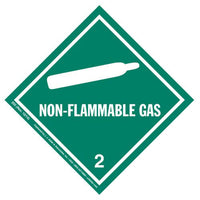 JJ Keller Class 2 Non-Flammable Gas Labels (Pack of 500)