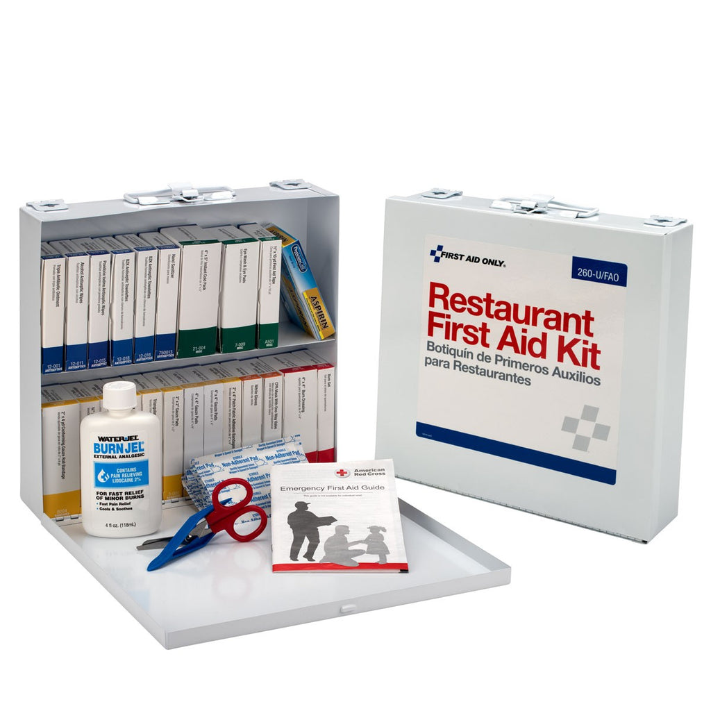 First Aid Only 75-Person Restaurant First Aid Kit in Metal Case