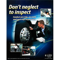 JJ Keller Motorcoach Vehicle Inspections Training Program - Awareness Poster