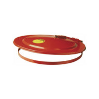 Justrite 30 Gallon Drum Cover With Fusible Link, Self-Close, Steel