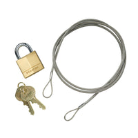 Justrite Anchoring Cable Kit With Padlock