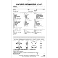JJ Keller Detailed Driver's Vehicle Inspection Report - Tractor-Trailer, Book Format - Stock