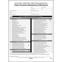 JJ Keller Trailer Preventive Maintenance Inspection Report (Pack of 10)