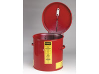 Justrite 2 Gallon Dip Tank for Cleaning Parts, Manual Cover with Fusible Link, Steel