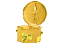 Justrite 1 Gallon Dip Tank for Cleaning Parts, Manual Cover with Fusible Link, Steel