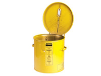 Justrite 2 Gallon Dip Tank for Cleaning Parts, Manual Cover with Fusible Link, Steel