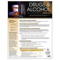 JJ Keller CSA Poster: Controlled Substances and Alcohol