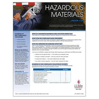 JJ Keller CSA Poster: Hazardous Materials Compliance