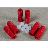 Justrite 3.0-Mm OD Hard-Wall Tubing Compression Fittings With Ferrules For HPLC Poly Manifold (Package Of 6)