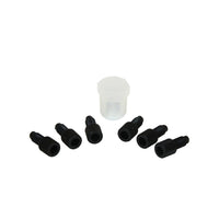 Justrite Replacement Poly Plug Cap Kit for HPLC Poly (PTFE) Manifold