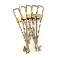 Justrite Replacement Rigid-Lock 12-Inch Upright Wire Support, 5 Pack - Old Style