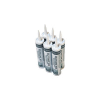 Justrite Make-A-Berm, Sili-Thane 803 Adhesive And Sealant, 10.3 Oz., 6 Tubes Per Box