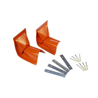 Justrite Make-A-Berm, Heavy Duty Vertical Corner, 1.5 Inch High, 2 Per Box