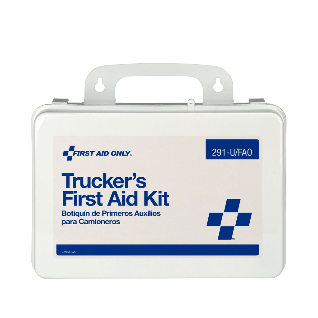 First Aid Only 16 Unit Truckers First Aid Kit for Commercial Vehicle Compliance