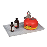 Justrite Poly Tray For Shelf #29939/29949 Or 22-Gal. Undercounter Or 23-Gal. Under Fume Hood Safety Cabinet