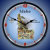 Idaho Supports the 2nd Amendment 14" LED Wall Clock