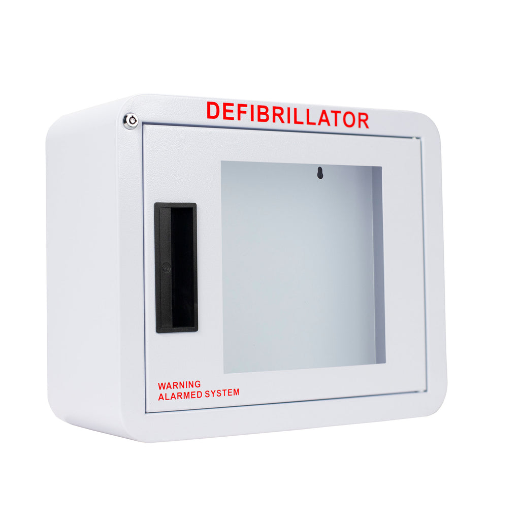 Cubix Safety Premium Compact AED Cabinet with Integrated Audible Security Alarm