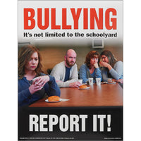 JJ Keller Workplace Bullying and Violence: Training for Supervisors and Employees - Awareness Poster