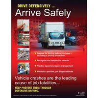 JJ Keller Defensive Driving for Light and Medium Duty Vehicles Training Program - Awareness Poster