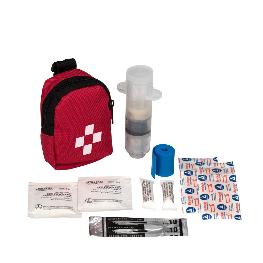 First Aid Only Snake Bite First Aid Kit | 9-Piece Emergency Envenomation Module