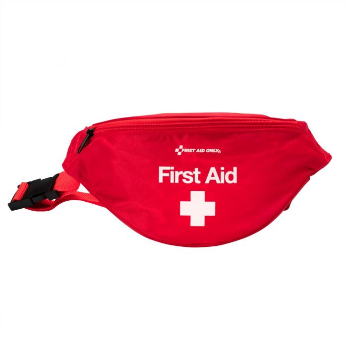 First Aid Only First Aid Kit Fanny Pack, Portable Fabric Case for Mobile Response